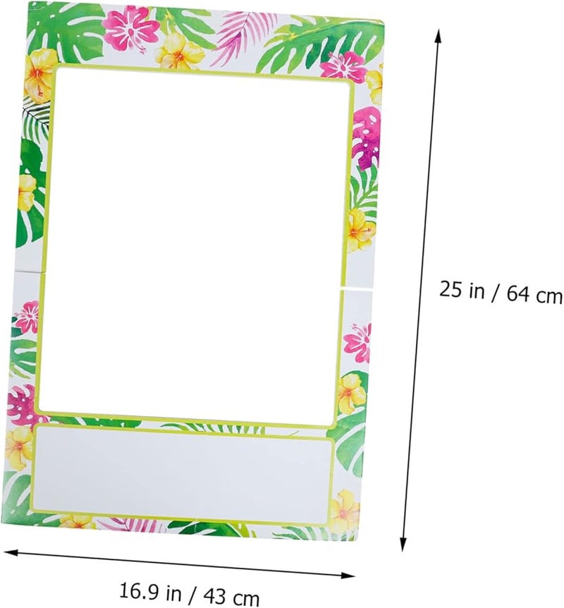 Hawaiian Party Photo Frame Prop For Luau Beach Pool Events Lightweight Photography Accessory - Image 3